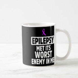 Mug Porteur de l'épilepsie Ennemi Guerrier Épileptique