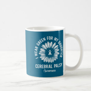 Mug Portez du vert pour la sensibilisation à la paraly