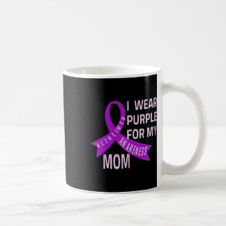 Mug Portez le violet pour ma mère Alzheimer Maladie d'