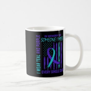 Mug Portez Le Violet Turquoise Pour Quelqu'Un Qui Me M