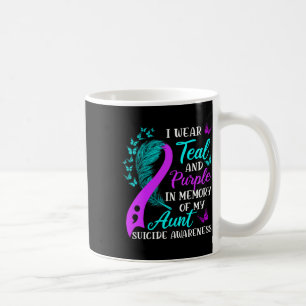Mug Portez Turquoise Et Violet En Mémoire De Mon Suici