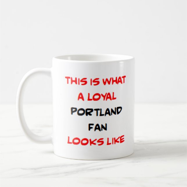 Mug portland fan, loyal (Gauche)