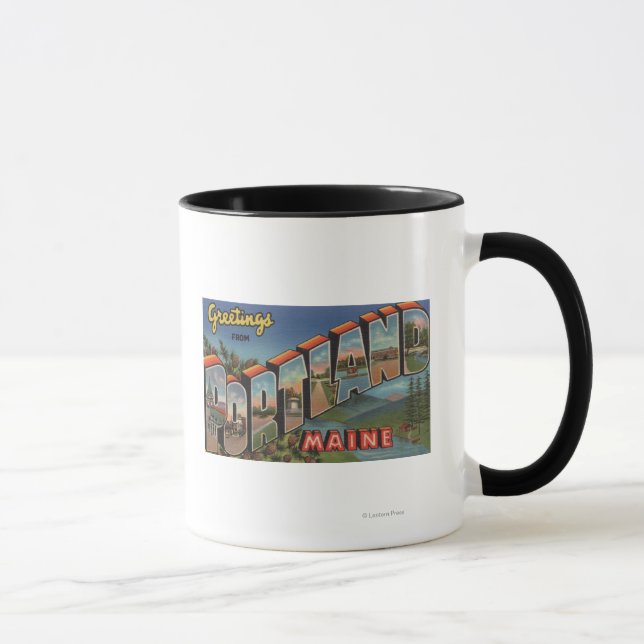 Mug Portland (Maine) (Scène fluviale) (Droite)
