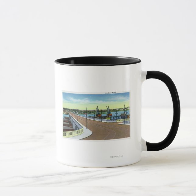 Mug Portland, MaineVue du pont Portland (Droite)