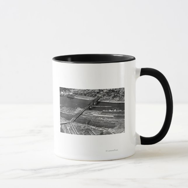 Mug Portland, OR Broadway Bridge et Depot (Droite)