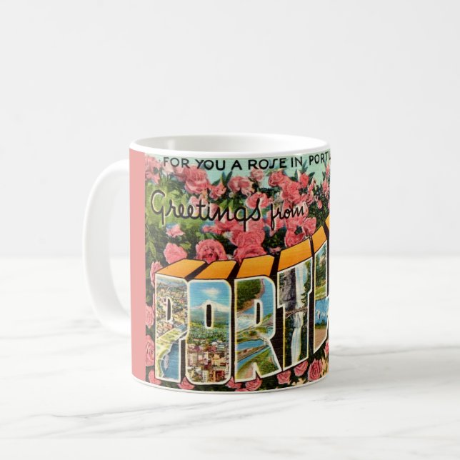 Mug Portland Oregon Salutations (Devant gauche)