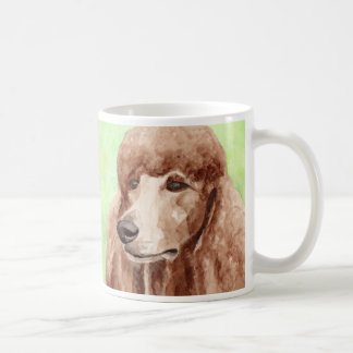 Mug Portrait aquarelle de caniche