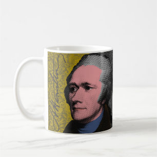 Mug Portrait d'art de bruit d'Alexander Hamilton