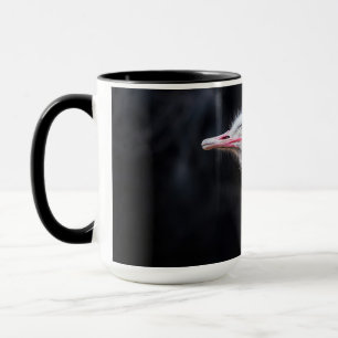 Mug portrait d'autruche
