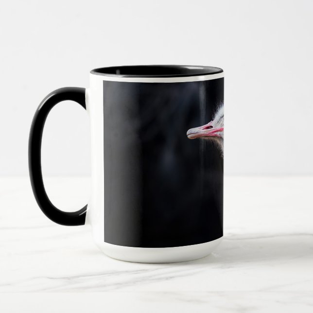 Mug portrait d'autruche (Gauche)