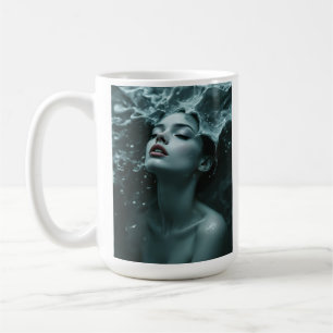 Mug portrait de femme de mode Fine Art