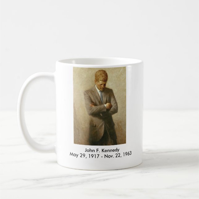 Mug Portrait de fonctionnaire de John F. Kennedy (Gauche)