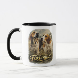 Mug Portrait de Foxhound – Noble Chien de Chasse