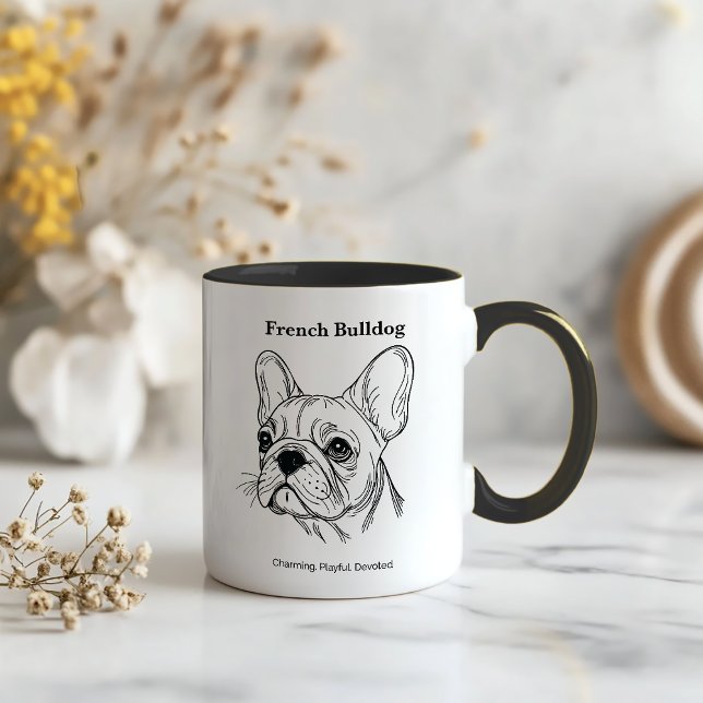 Mug Portrait de French Bulldog (Créateur téléchargé)