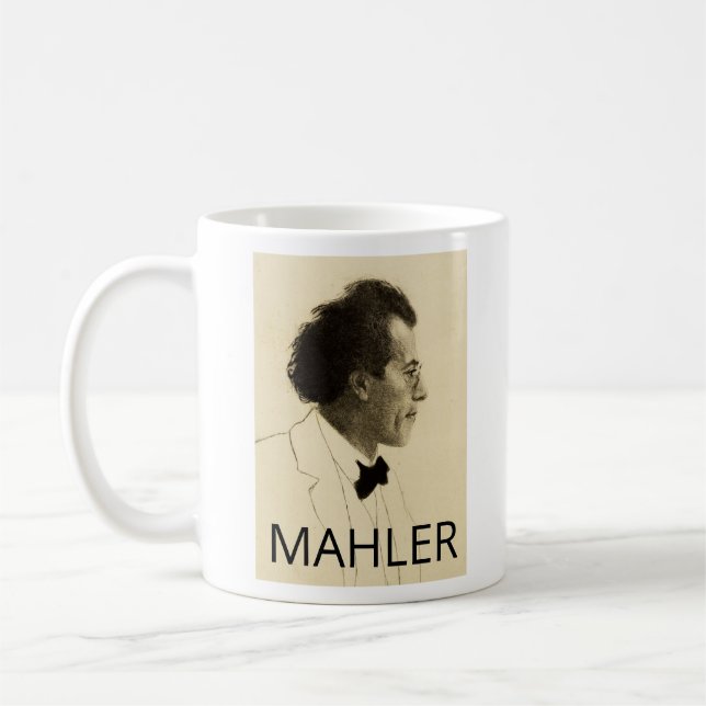 Mug Portrait de Gustav Mahler (1902) (Gauche)