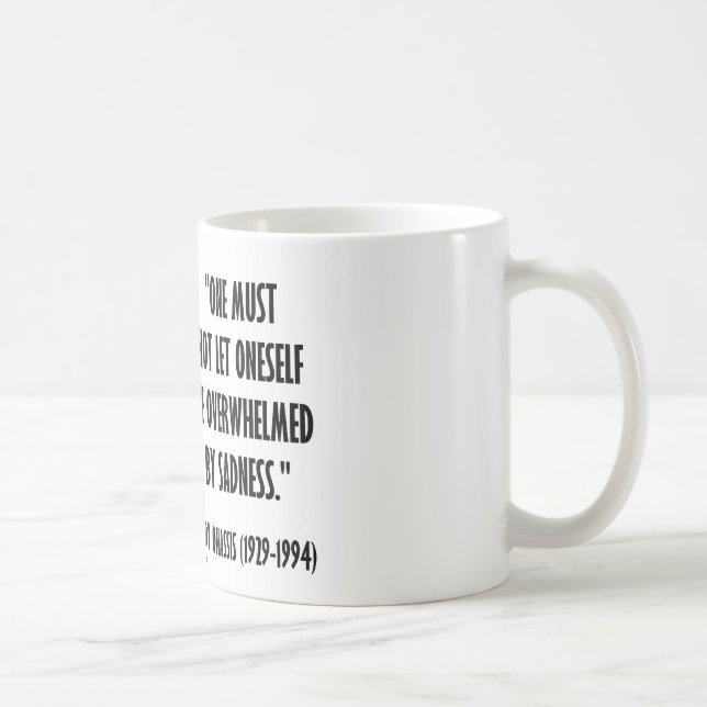 Mug Portrait de Jackie Kennedy non laissé tristesse (Droite)
