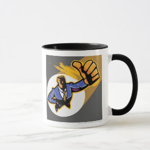 Mug Portrait de jeune homme montrant des pouces