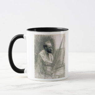 Mug Portrait de Manet   d'Edouard Manet à son chevalet