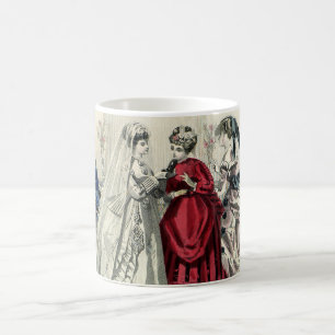 Mug Portrait de mariage victorien antique de la mariée