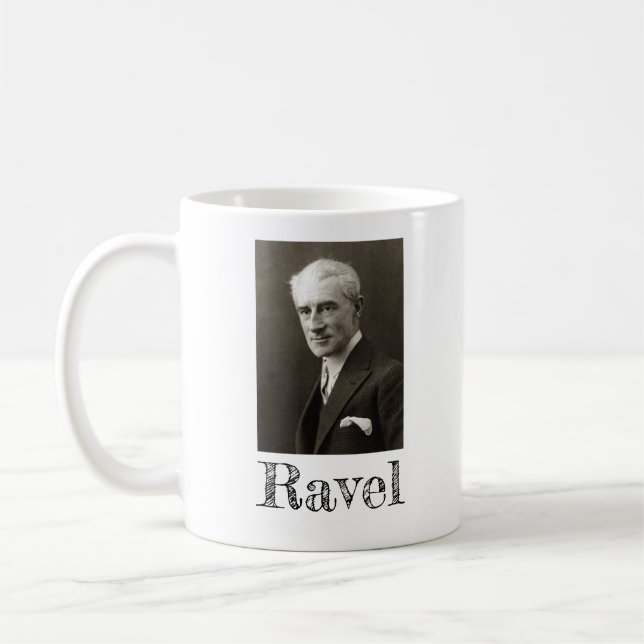 Mug Portrait de Maurice Ravel (c. 1925) (Gauche)