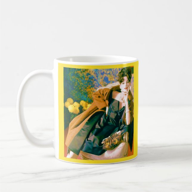 Mug Portrait de mode des années 1950 (Gauche)