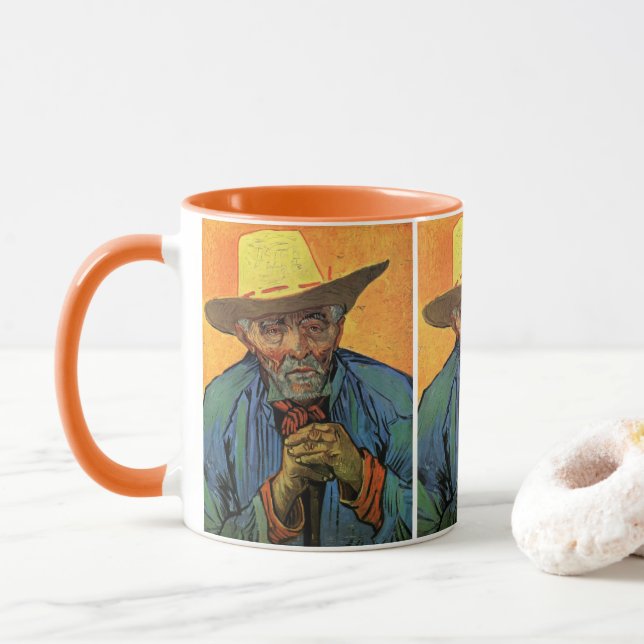 Mug Portrait de Patience Escalier par Vincent van Gogh (Avec donut)