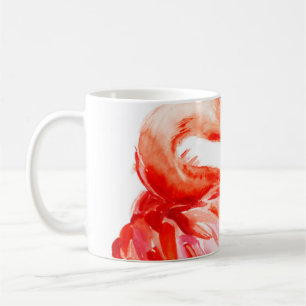 Mug Portrait de profil d'oiseau rose Flamant rose, bea