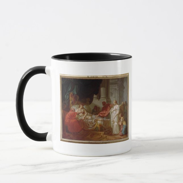 Mug Portrait de Suger, abbé de St Denis (1082-1152), (Gauche)