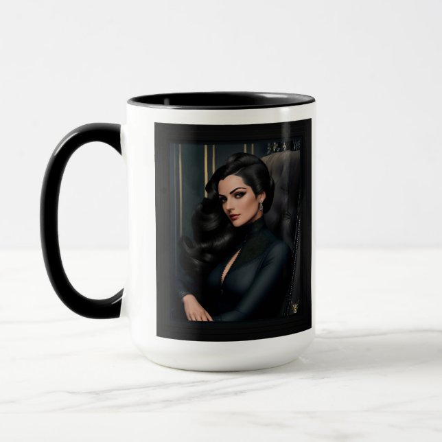Mug Portrait de Tressa Straninski par Xzendor7 (Gauche)
