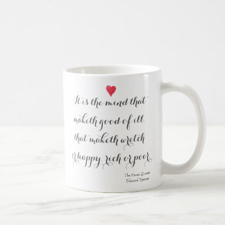 Mug Portrait d'Edmund Spenser et citation