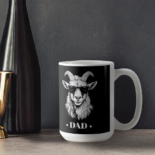 Mug Portrait du cool G.O.A.T. pour papa B&W ID1062