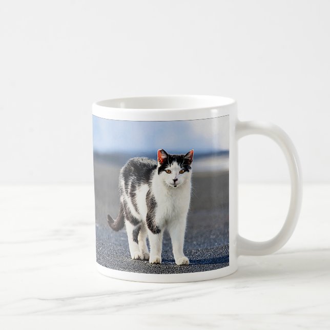 Mug Portrait d'un chat (Droite)