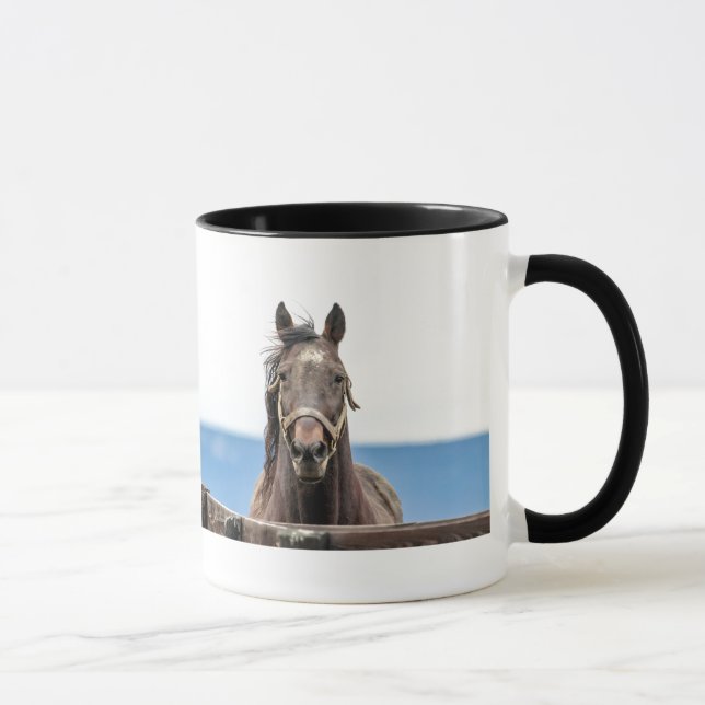 Mug Portrait d'un cheval (Droite)