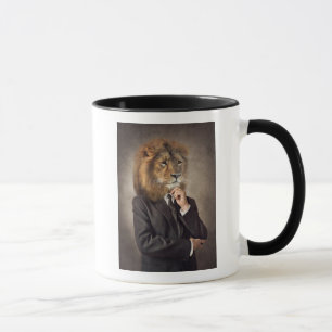 Mug Portrait d'un lion