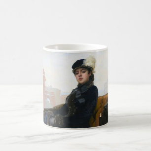 Mug Portrait d'une femme inconnue, Ivan Kramskoi