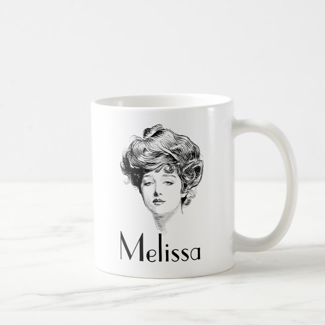 Mug Portrait d'une fille de Gibson, 1900 (Droite)