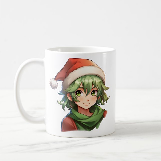 Mug Portrait Elfe de Noël (Gauche)