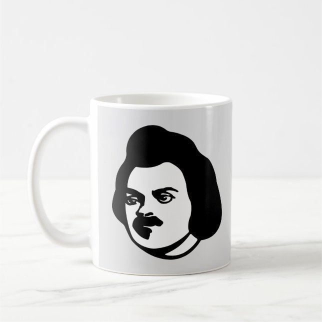 Mug Portrait et signature du Café Honoré de Balzac (Gauche)