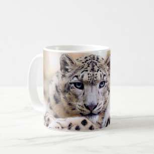 Mug Portrait étonnant de léopard des neiges