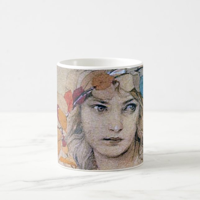 Mug Portrait (Étude), Alphonse Mucha (Centre)