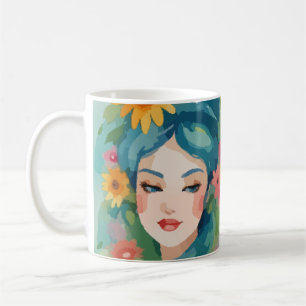 Mug Portrait Floral Daydream
