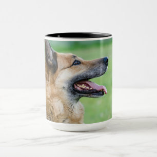 Mug Portrait latéral du berger allemand