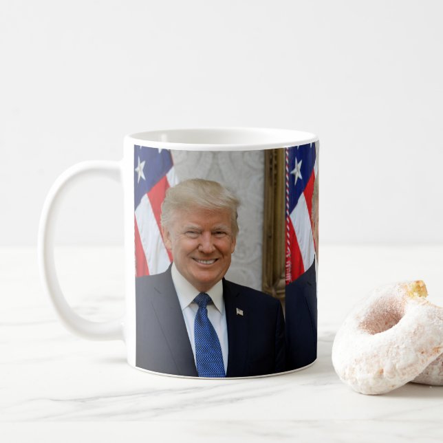 Mug Portrait officiel de Donald Trump (Avec donut)