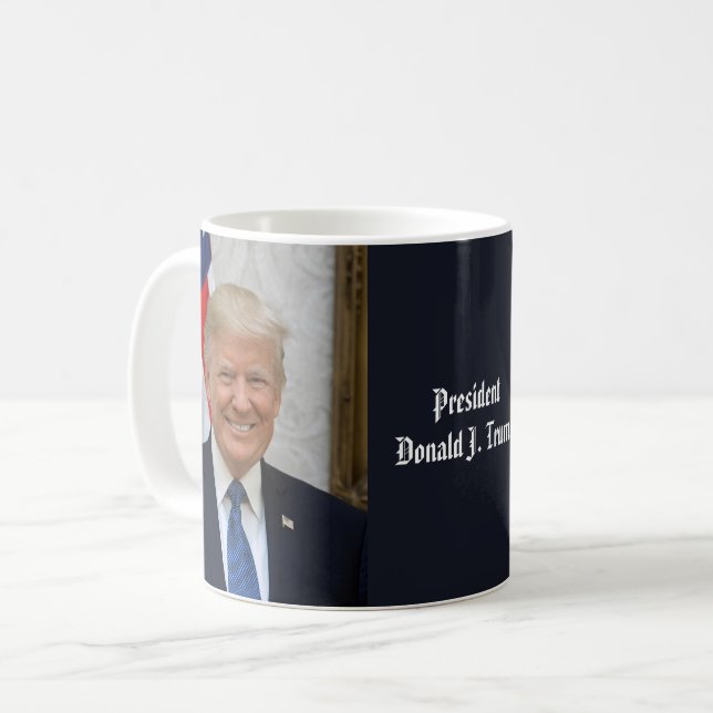 Mug Portrait officiel du président Donald Trump 2017 (Devant gauche)