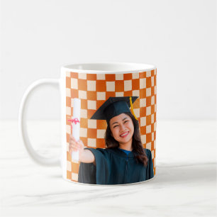 Mug Portrait photo personnalisé à carreaux moderne pou