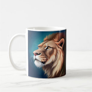 Mug Portrait Posé Côté Lion-56557