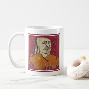 Mug Portrait Tête Et Épaules De Buffalo Bill