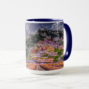 Mug Positano Italie coucher de soleil Amalfi Côte Voya