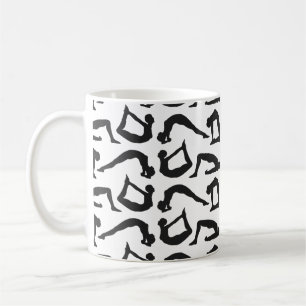Mug Positions de yoga Silhouettes