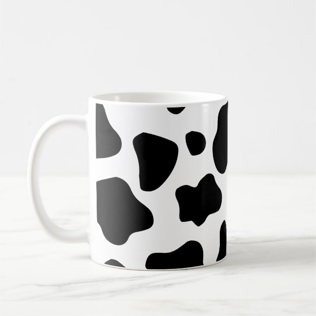Mug Poster de animal de vaches motif de points de vach (Gauche)